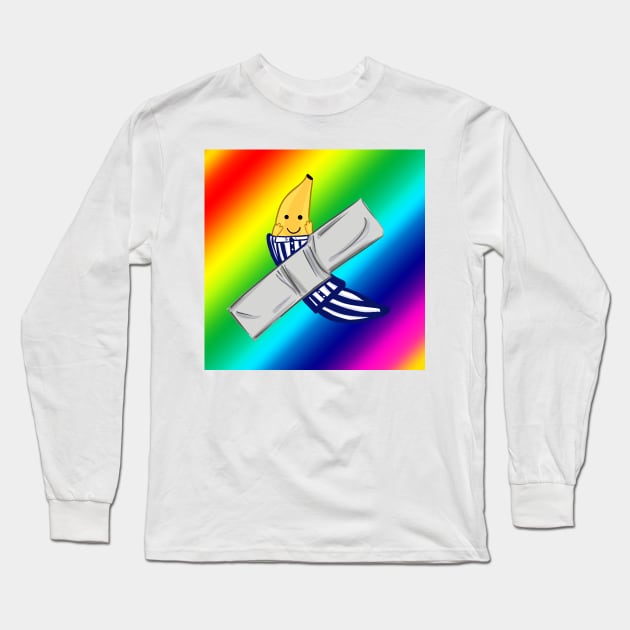 pijama pride party with banana Long Sleeve T-Shirt by jorge_lebeau